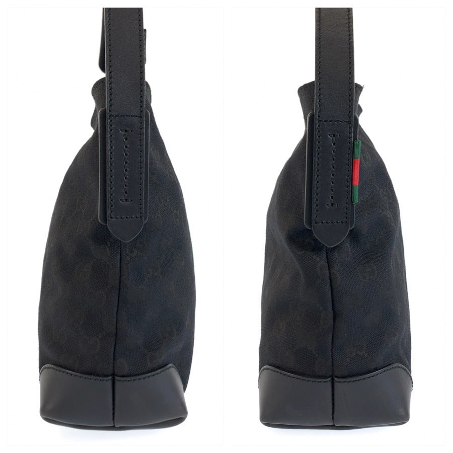 26647
GUCCI グッチ シェリーライン ブラック 黒 GGキャンバス / レザー 337598 ショルダーバッグ メッセンジャーバッグ 男女兼用 レディース ABP42