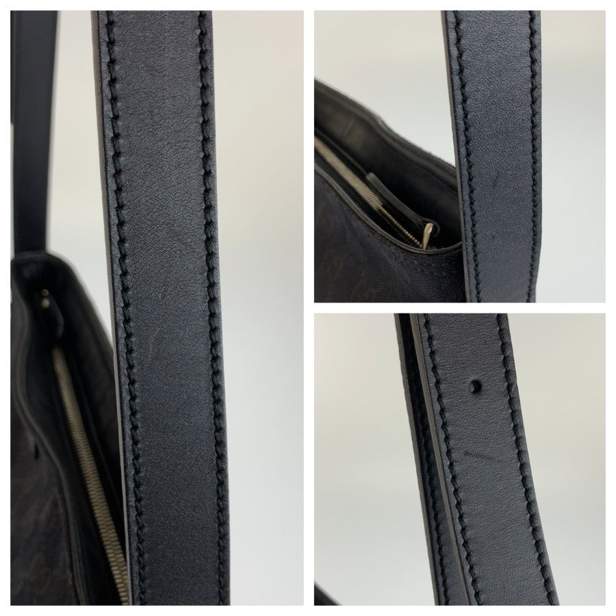 26647
GUCCI グッチ シェリーライン ブラック 黒 GGキャンバス / レザー 337598 ショルダーバッグ メッセンジャーバッグ 男女兼用 レディース ABP42