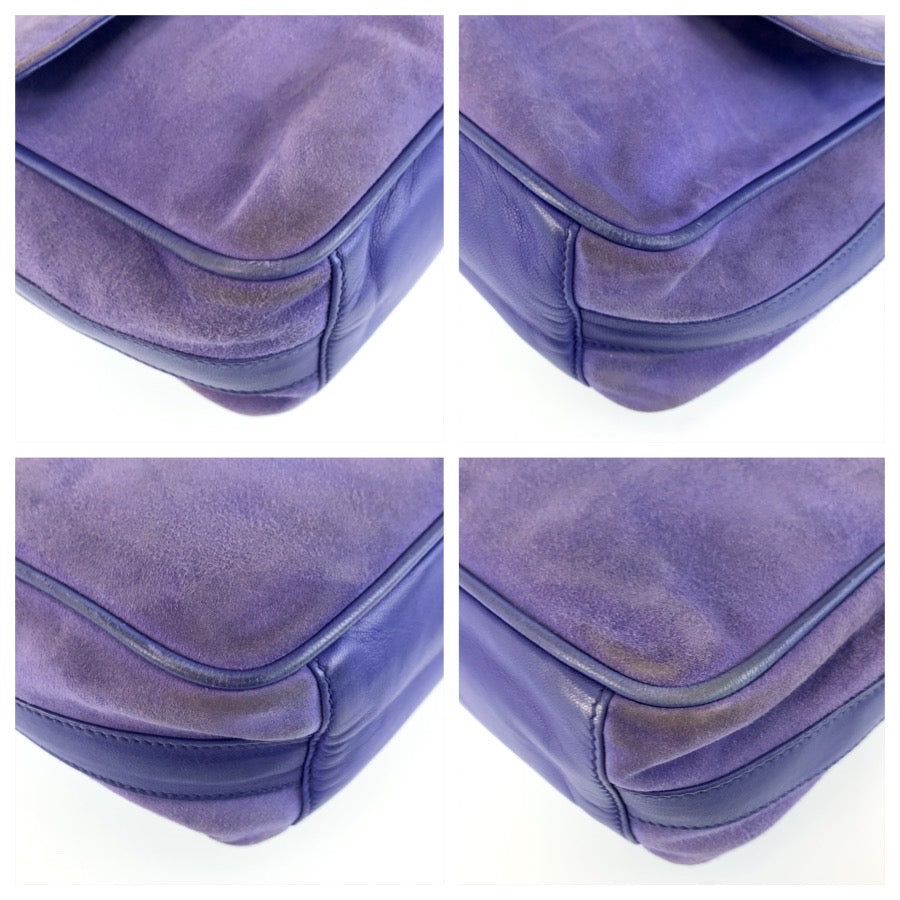 26650
GUCCI グッチ ホースビット パープル ゴールド金具 スウェード 007 3444 0220 ショルダーバッグ ポシェット レディース AB35