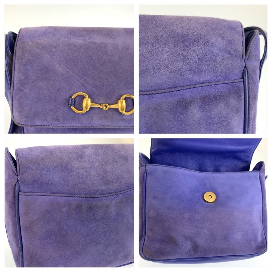 26650
GUCCI グッチ ホースビット パープル ゴールド金具 スウェード 007 3444 0220 ショルダーバッグ ポシェット レディース AB35