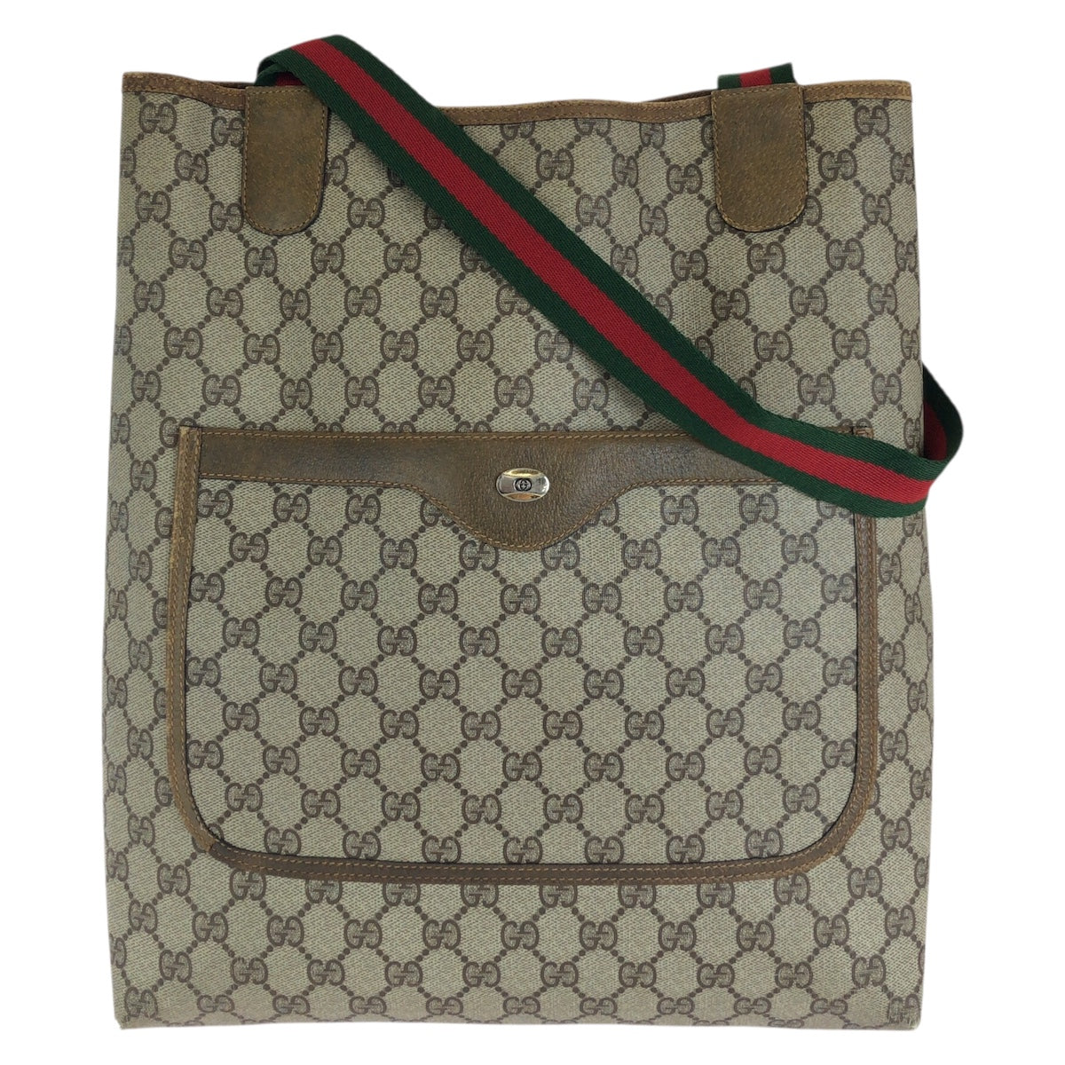 26659
GUCCI グッチ ヴィンテージ オールドグッチ シェリーライン ベージュ ブラウン GGスプリームキャンバス 39.02.003 トートバッグ ショルダーバッグ レディース AB28