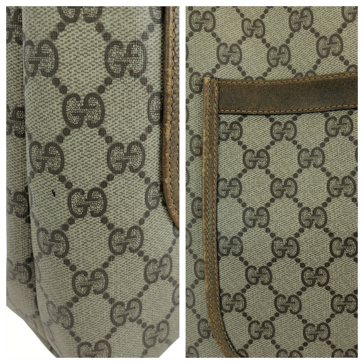 26659
GUCCI グッチ ヴィンテージ オールドグッチ シェリーライン ベージュ ブラウン GGスプリームキャンバス 39.02.003 トートバッグ ショルダーバッグ レディース AB28