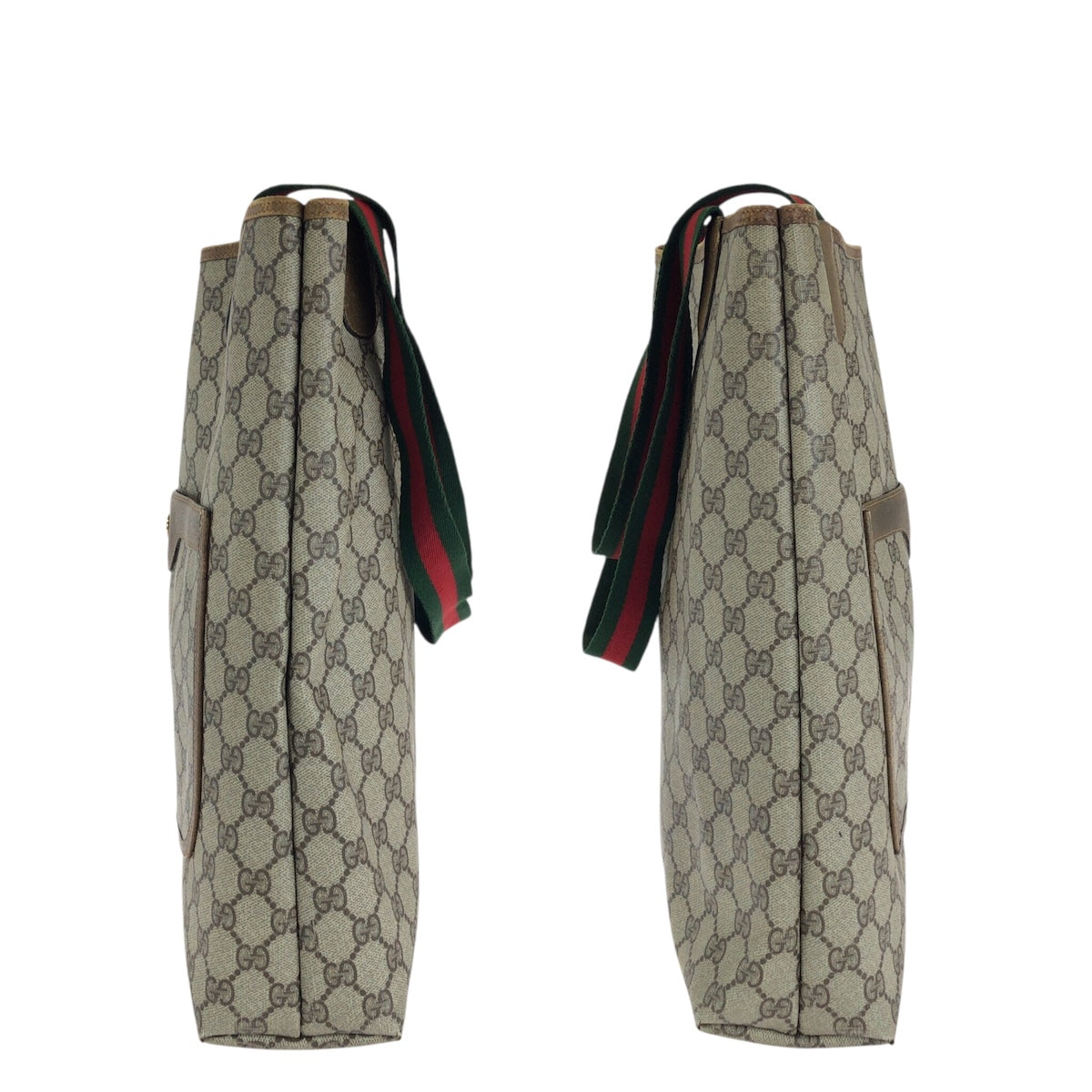 26659
GUCCI グッチ ヴィンテージ オールドグッチ シェリーライン ベージュ ブラウン GGスプリームキャンバス 39.02.003 トートバッグ ショルダーバッグ レディース AB28