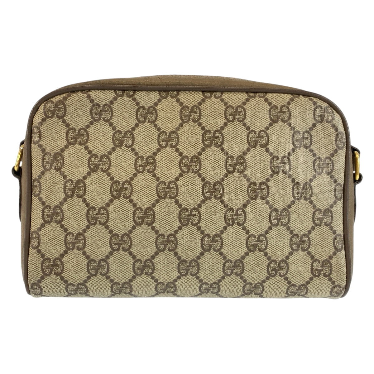 26660
GUCCI グッチ ヴィンテージ シェリーライン ベージュ ブラウン GGスプリームキャンバス / レザー 116 02 089 ショルダーバッグ ポシェット レディース AB35