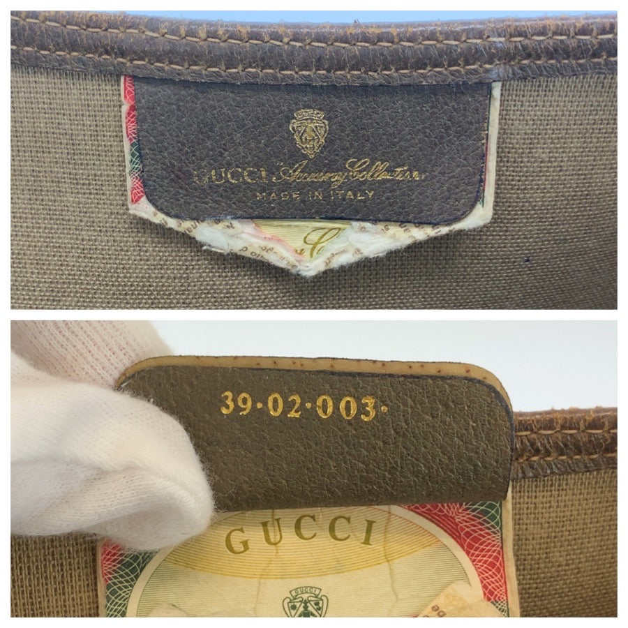 26661
GUCCI グッチ ヴィンテージ シェリーライン ベージュ ブラウン GGスプリームキャンバス 39 02 003 トートバッグ ショルダーバッグ レディース AB22