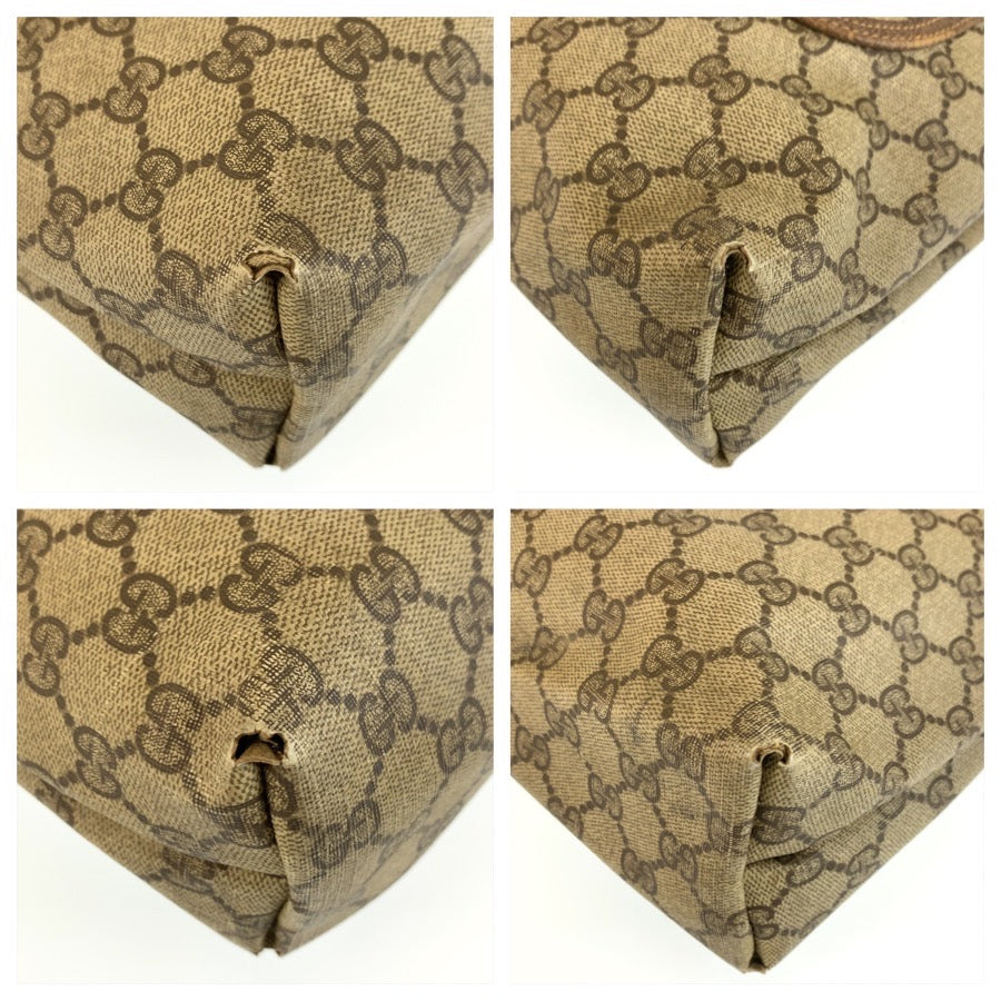 26661
GUCCI グッチ ヴィンテージ シェリーライン ベージュ ブラウン GGスプリームキャンバス 39 02 003 トートバッグ ショルダーバッグ レディース AB22