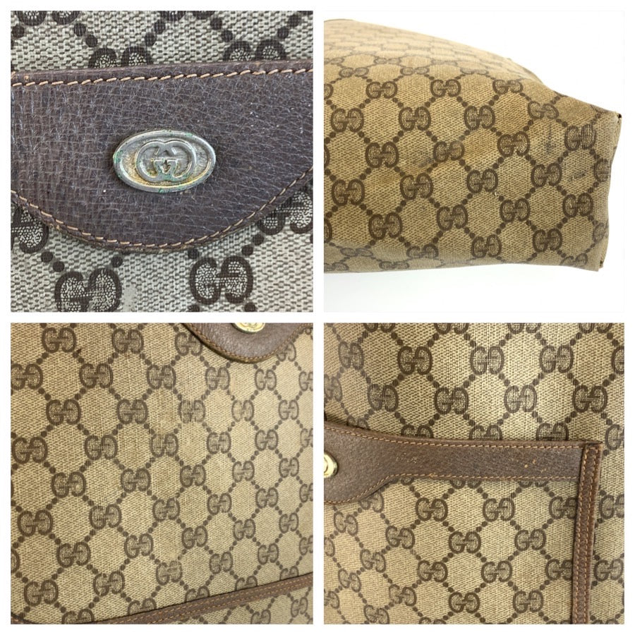 26661
GUCCI グッチ ヴィンテージ シェリーライン ベージュ ブラウン GGスプリームキャンバス 39 02 003 トートバッグ ショルダーバッグ レディース AB22