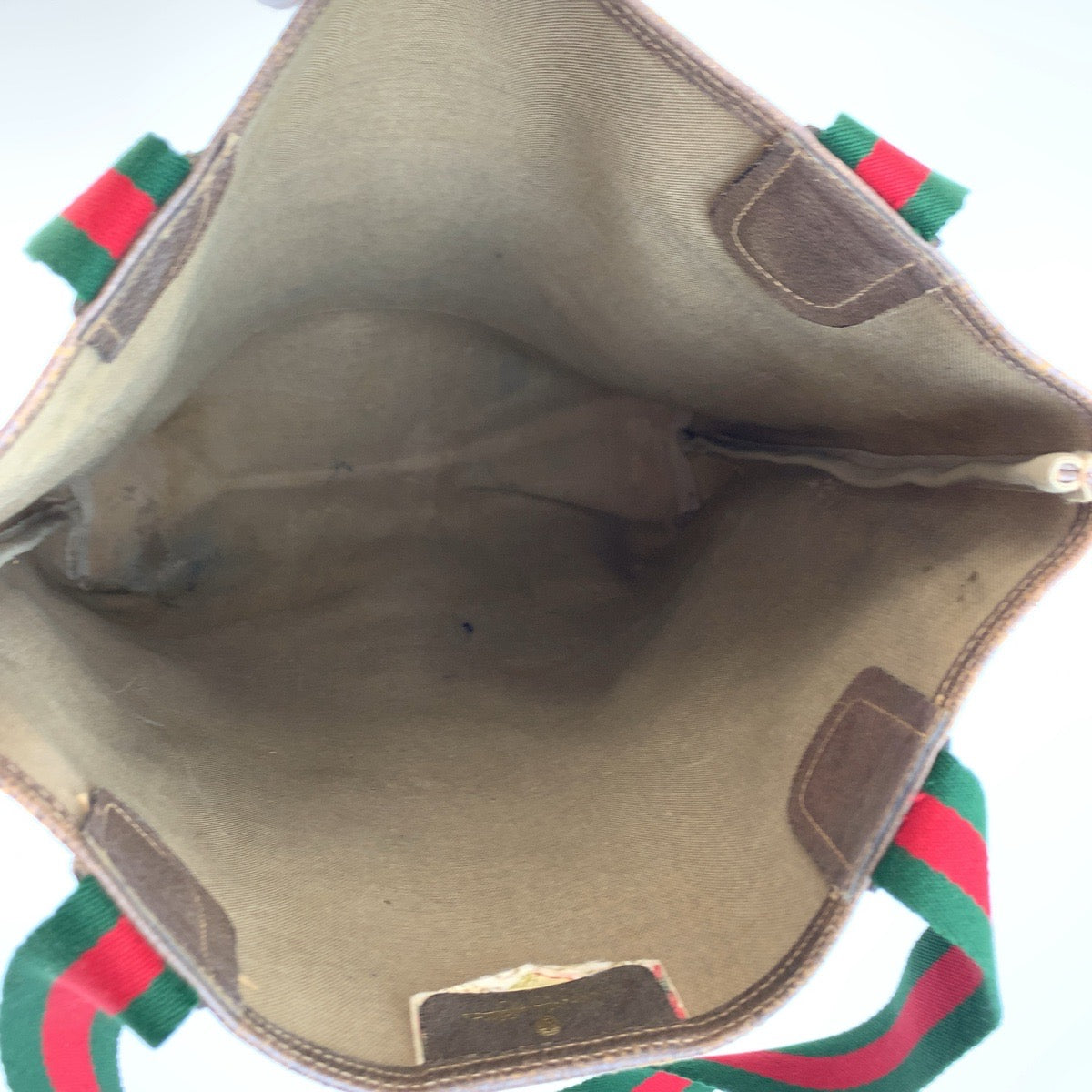 26661
GUCCI グッチ ヴィンテージ シェリーライン ベージュ ブラウン GGスプリームキャンバス 39 02 003 トートバッグ ショルダーバッグ レディース AB22