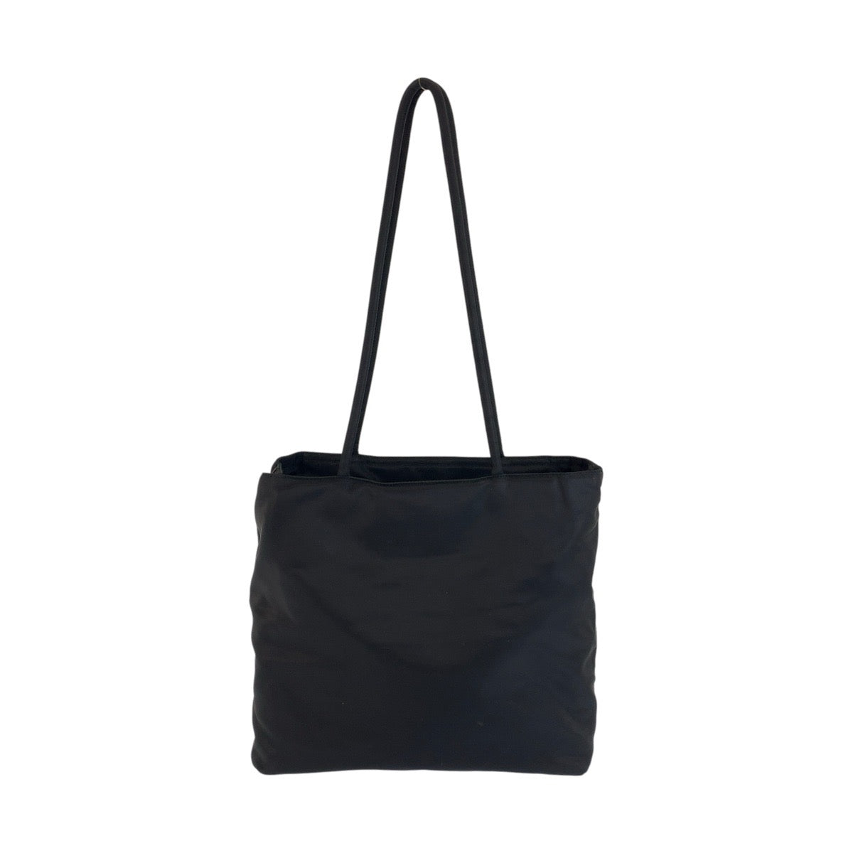 26664
PRADA プラダ テスート 三角ロゴプレート ブラック 黒 シルバー金具 ナイロン トートバッグ ショルダーバッグ レディース AB34