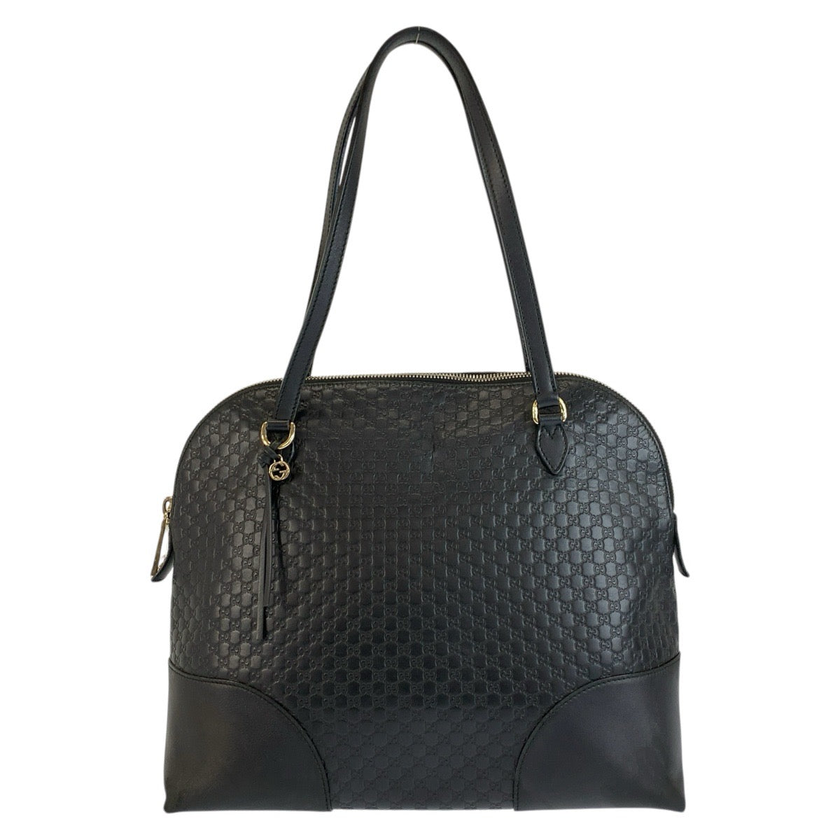 26670
GUCCI グッチ ブリー グッチシマ ブラック 黒 ゴールド金具 レザー 449243 トートバッグ ショルダーバッグ レディース AB35