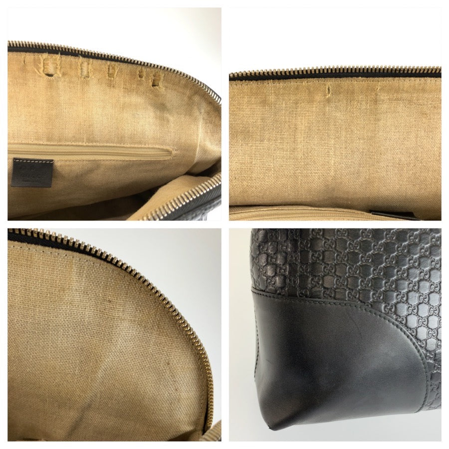 26670
GUCCI グッチ ブリー グッチシマ ブラック 黒 ゴールド金具 レザー 449243 トートバッグ ショルダーバッグ レディース AB35