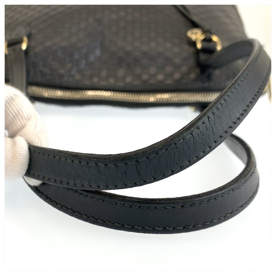 26670
GUCCI グッチ ブリー グッチシマ ブラック 黒 ゴールド金具 レザー 449243 トートバッグ ショルダーバッグ レディース AB35