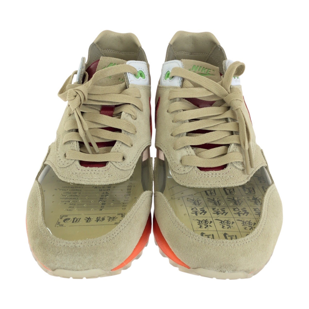 26679
NIKE ナイキ NIKE×CLOT AIR MAX 1/CLOT KISS OF DEATH サイズ28cm ベージュ スウェード DD1870-100 スニーカー メンズ S