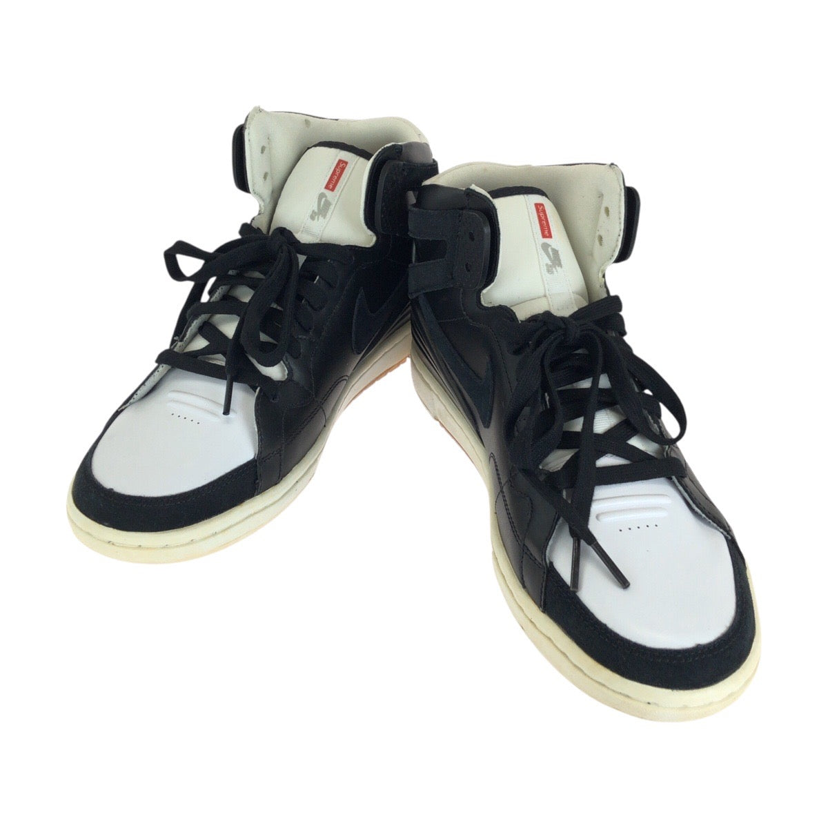 26683
Supreme シュプリーム NIKE SB×SUPREME ZOOM AIR 94 HI サイズ28cm ブラック ホワイト レザー / 合成樹脂 428927-001 スニーカー メンズ ABP