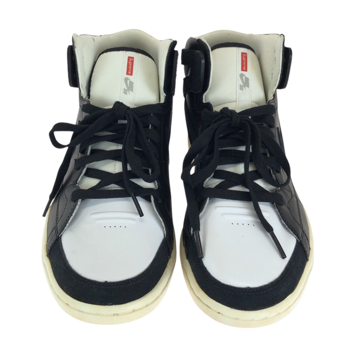 26683
Supreme シュプリーム NIKE SB×SUPREME ZOOM AIR 94 HI サイズ28cm ブラック ホワイト レザー / 合成樹脂 428927-001 スニーカー メンズ ABP
