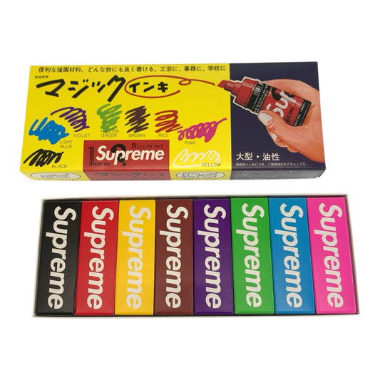 26688
Supreme シュプリーム Magic Ink Markers マルチカラー プラスチック / ガラス / インク マジックインキ マーカー 8色セット レディース SA