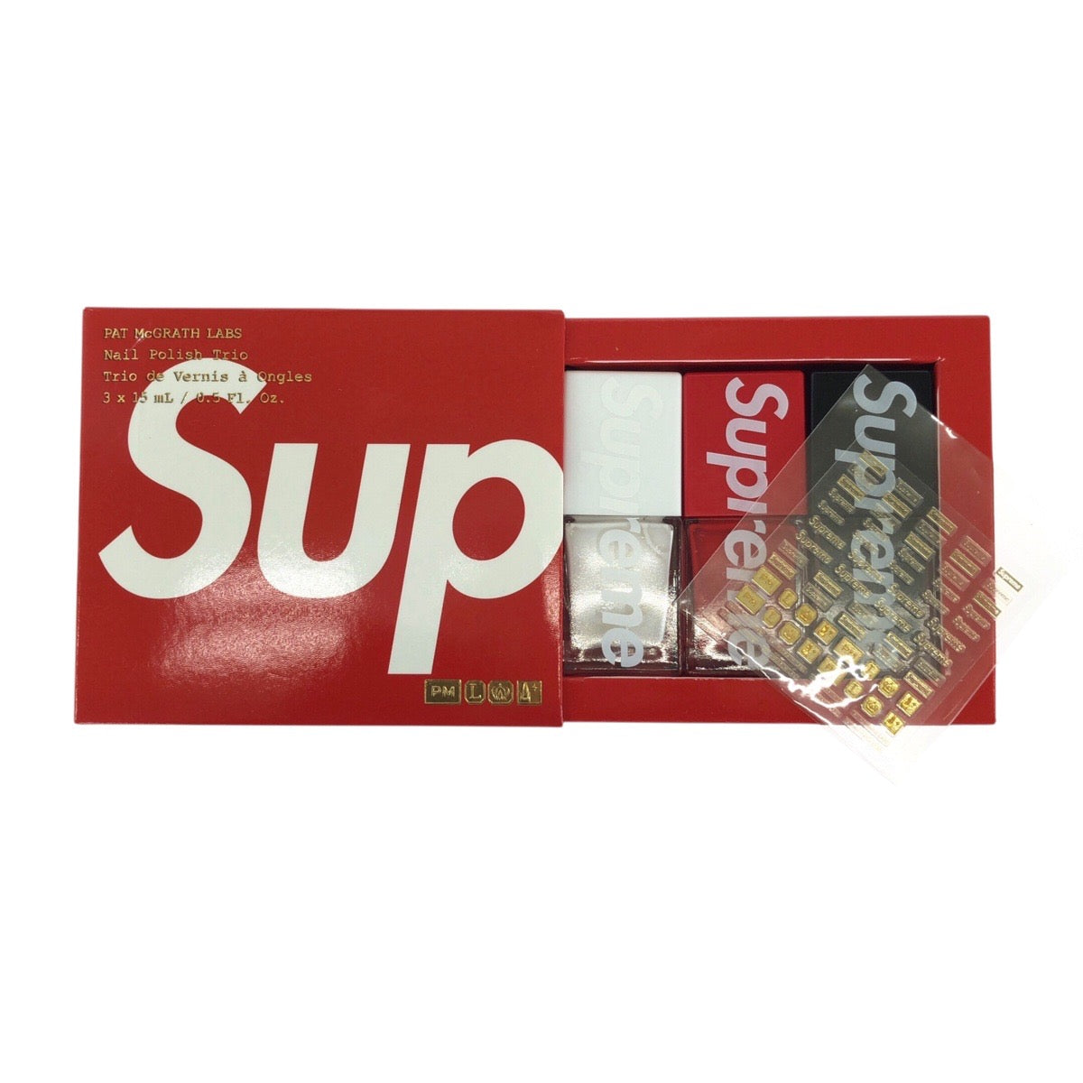 26689
Supreme シュプリーム Supreme×Pat McGrath Labs ネイルポリッシュセット レッド ホワイト ブラック ガラス その他小物 レディース B