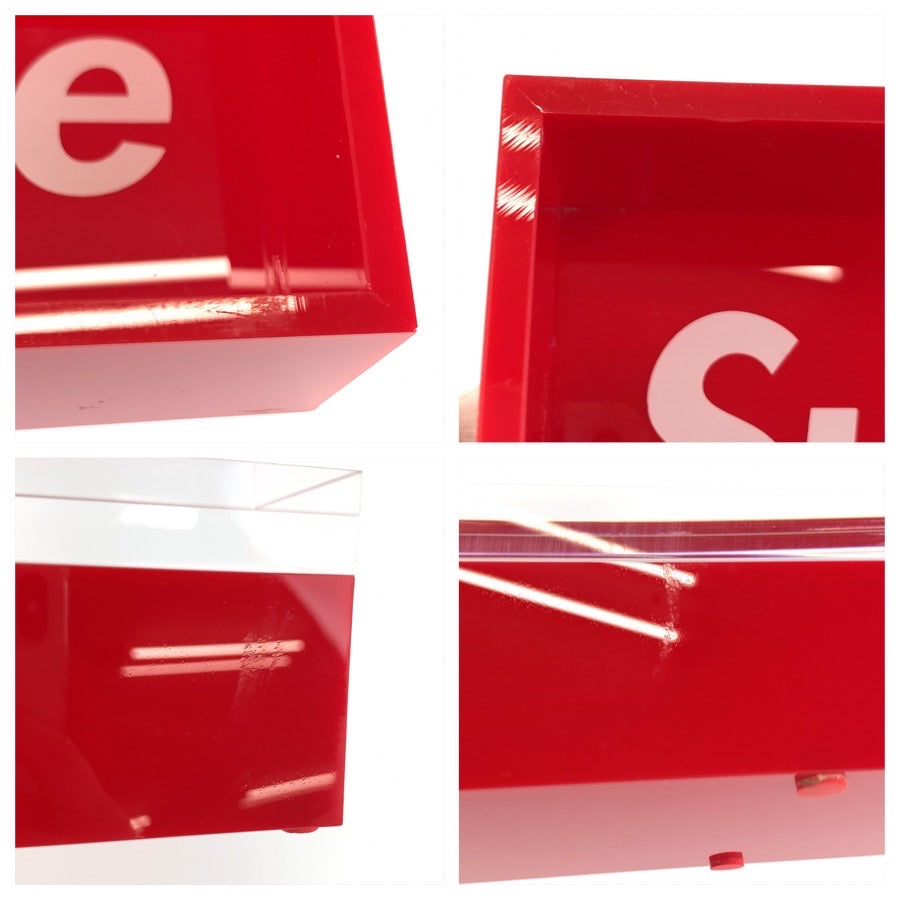 26691
Supreme シュプリーム Lucite Box レッド アクリル アクリルケース 小物入れ メンズ ABP