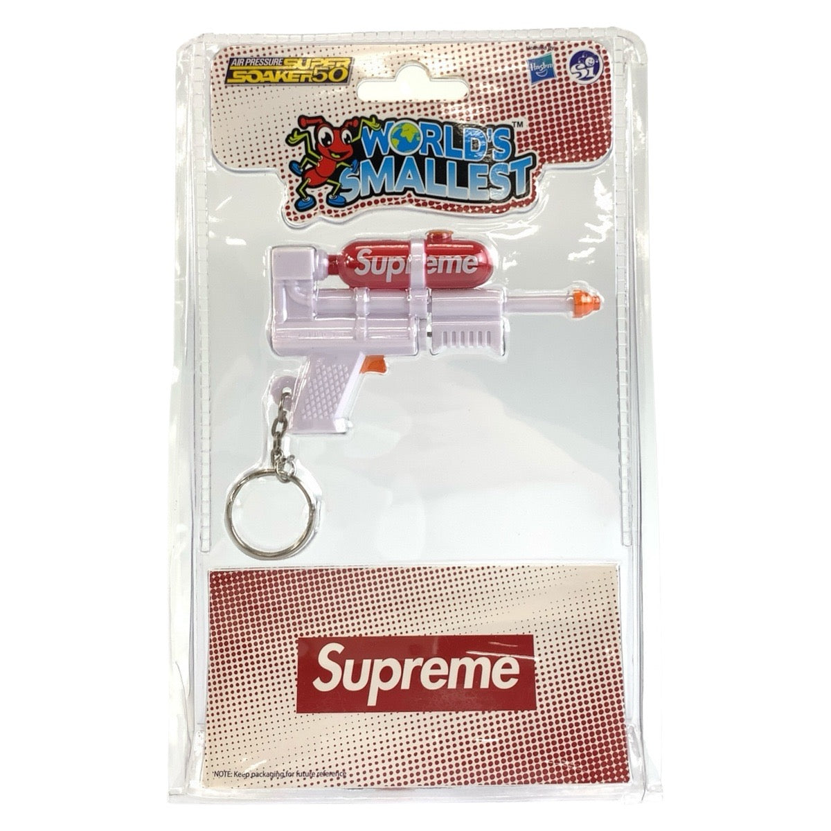 26693
Supreme シュプリーム SUPER SOAKER 50 WATER BLASTER KEYCHAIN ホワイト レッド プラスチック キーホルダー キーチェーン メンズ S