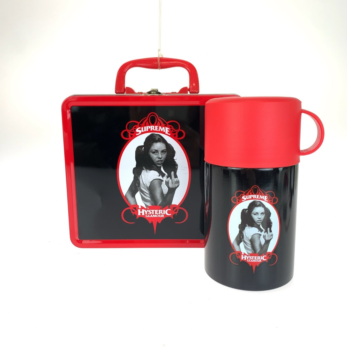 26694
Supreme シュプリーム Supreme×Hysteric Glamour Lunch Box Set ブラック レッド シルバー金具 スチール / ステンレス その他小物 レディース S