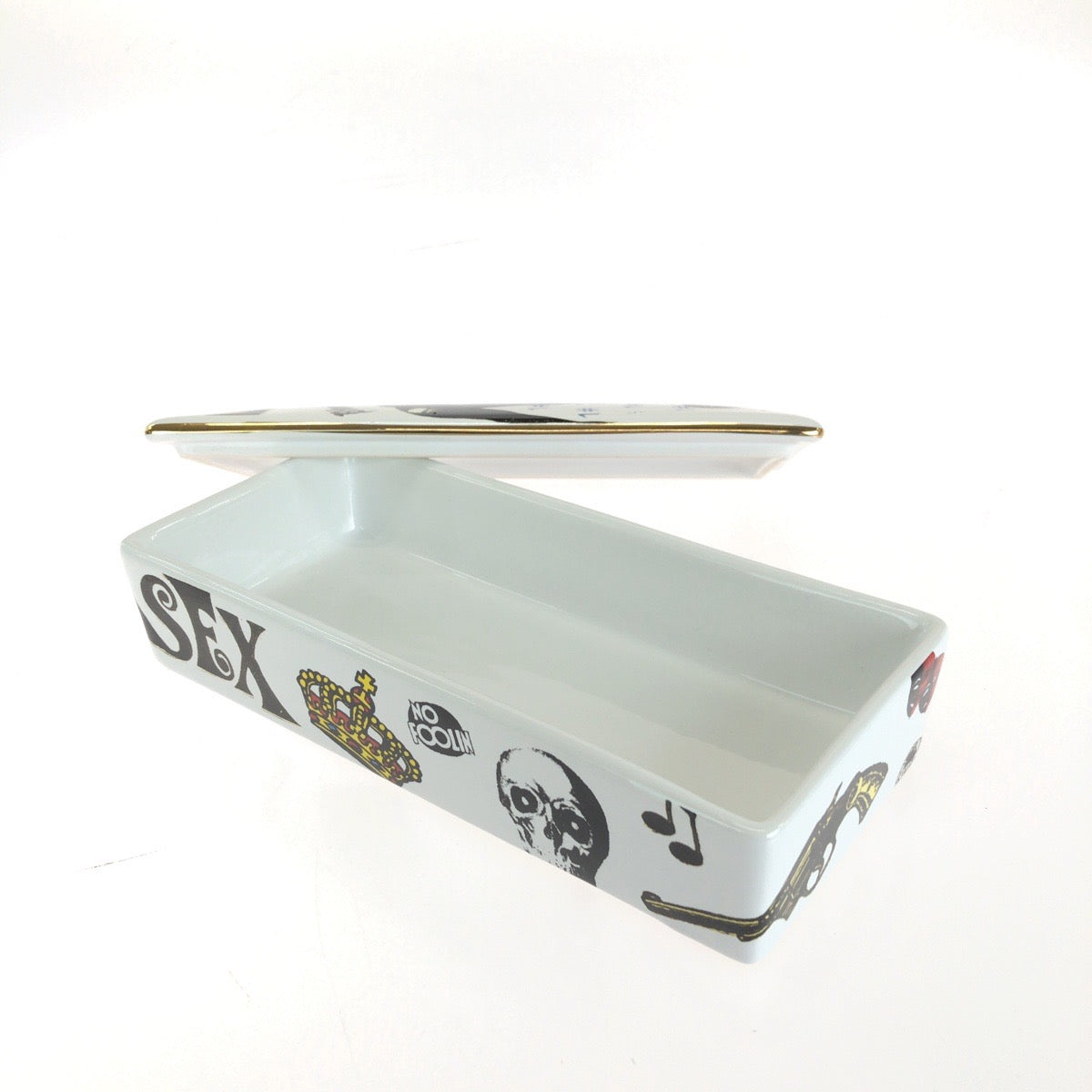 26696
Supreme シュプリーム Blood Lust Ceramic Box ホワイト マルチカラー セラミック 小物入れ アクセサリーケース メンズ ABP
