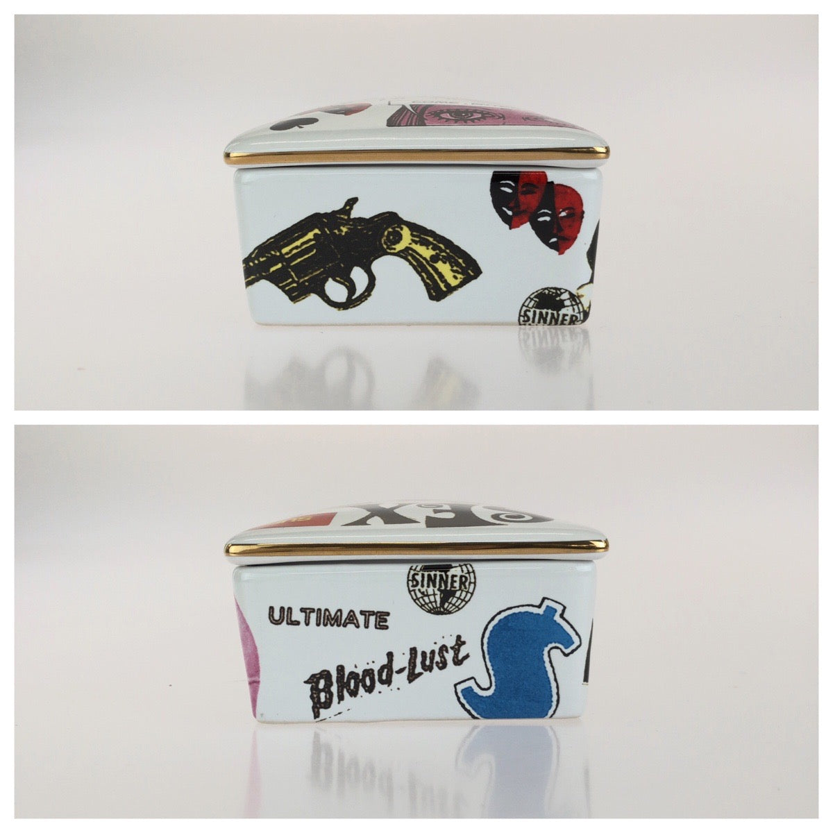 26696
Supreme シュプリーム Blood Lust Ceramic Box ホワイト マルチカラー セラミック 小物入れ アクセサリーケース メンズ ABP