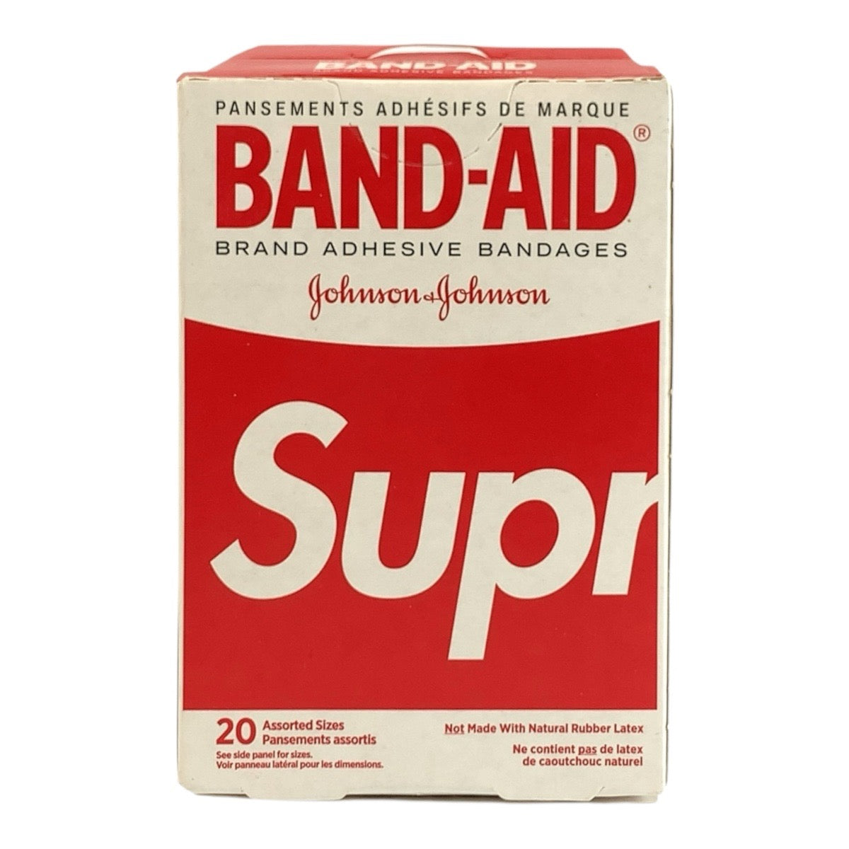26699
Supreme シュプリーム BAND-AID レッド ホワイト ポリウレタン 絆創膏 バンドエイド メンズ SA