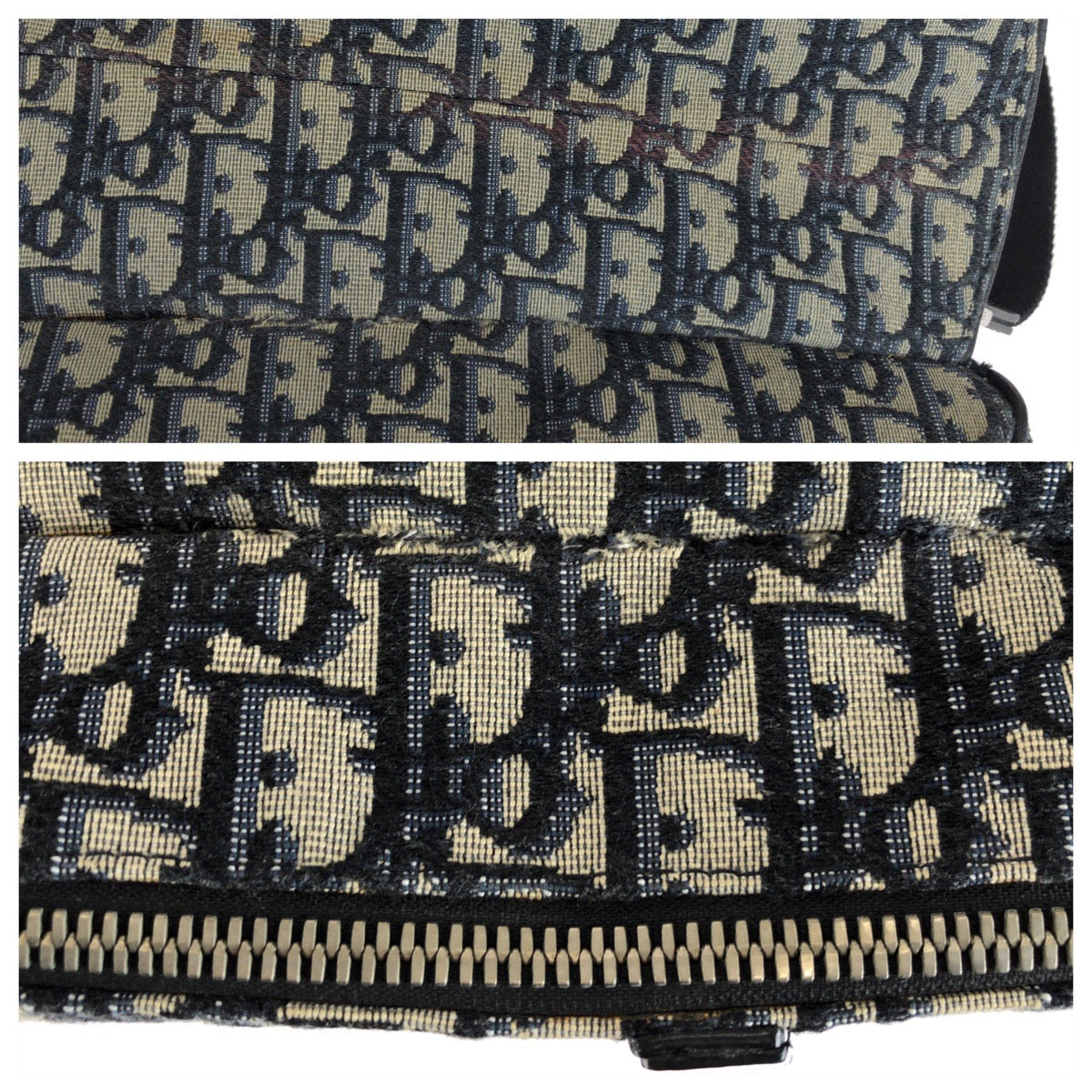 26725
Dior ディオール オブリーク サドル ネイビー ブラック シルバー金具 キャンバス / レザー ボディバッグ バムバッグ メンズ ABP