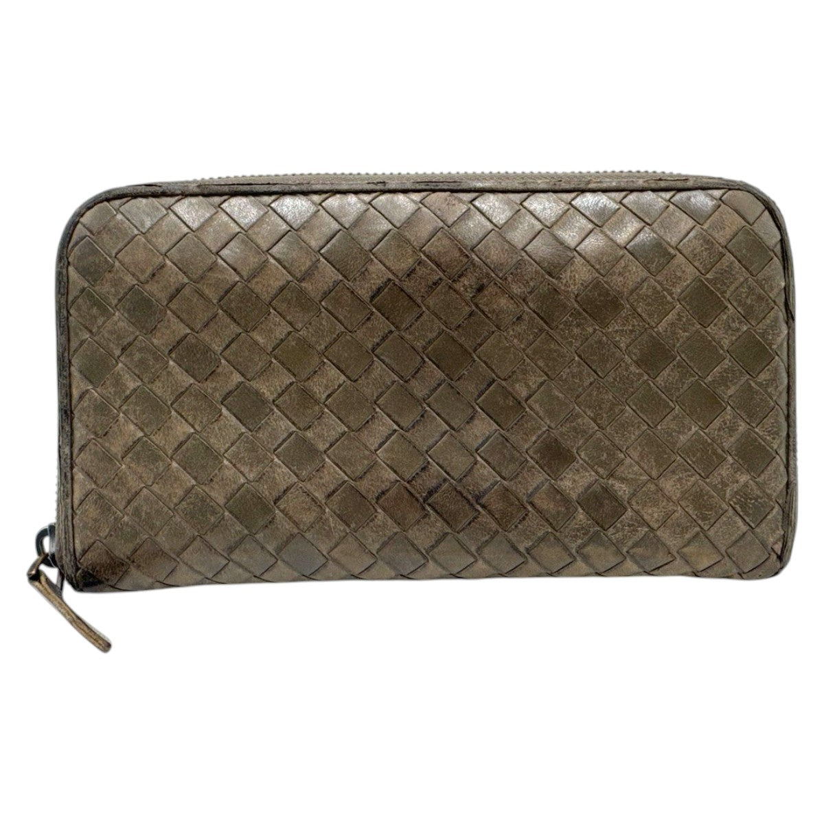 26775
BOTTEGAVENETA ボッテガヴェネタ イントレチャート ブラウン レザー 長財布 ロングウォレット メンズ B4