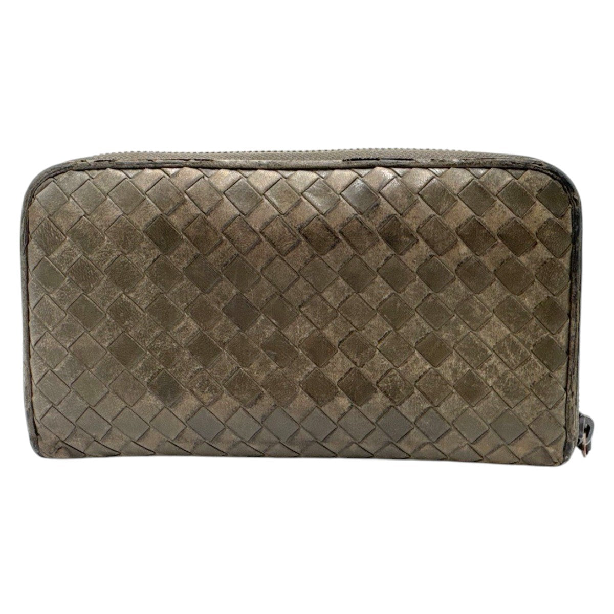 26775
BOTTEGAVENETA ボッテガヴェネタ イントレチャート ブラウン レザー 長財布 ロングウォレット メンズ B4