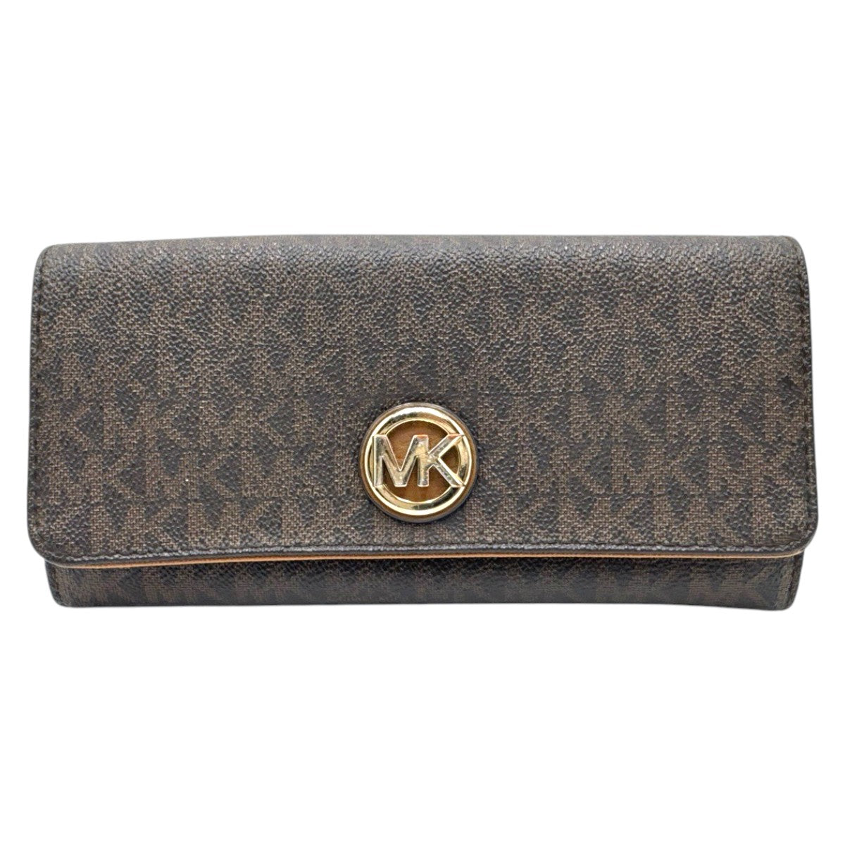 26787
Michael Kors マイケルコース シグネチャー ブラウン PVC 長財布 ロングウォレット レディース AB3