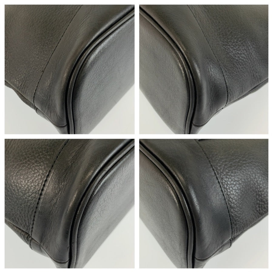 26803
Burberrys バーバリーズ ヴィンテージ 中チェック柄 ブラック 黒 ゴールド金具 レザー ハンドバッグ ショルダーバッグ 2way レディース AB21