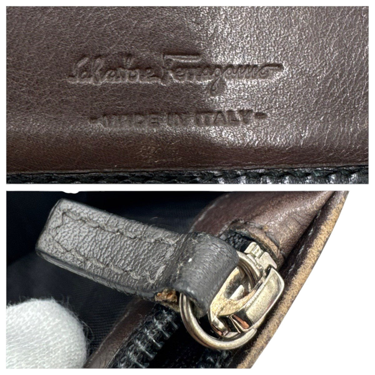 26809
Salvatore Ferragamo サルヴァトーレフェラガモ ガンチーニ ブラック 黒 レザー IY668744 長財布 ロングウォレット 男女兼用 メンズ B3