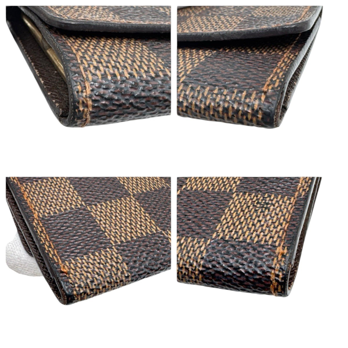 26820
LOUIS VUITTON ルイヴィトン ダミエ ミュルティクレ ブラウン ゴールド金具 PVC N62630 キーケース 男女兼用 メンズ B5