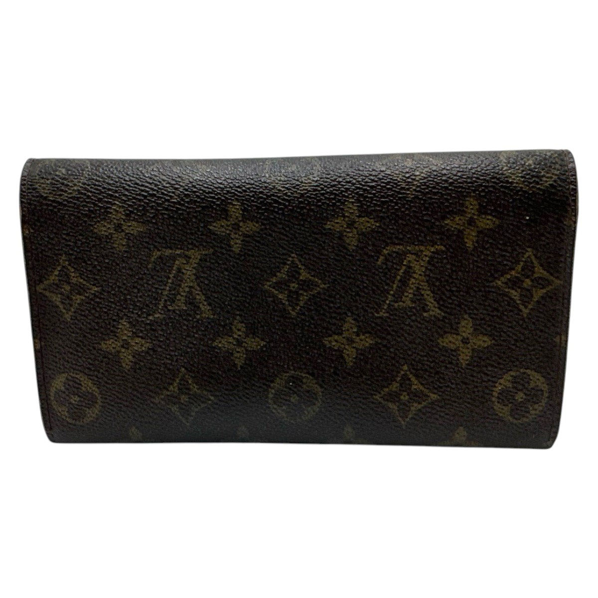 26825
LOUIS VUITTON ルイヴィトン モノグラム ポシェット ポルトモネ クレディ ブラウン ゴールド金具 PVC M61725 長財布 ロングウォレット 男女兼用 レディース B8