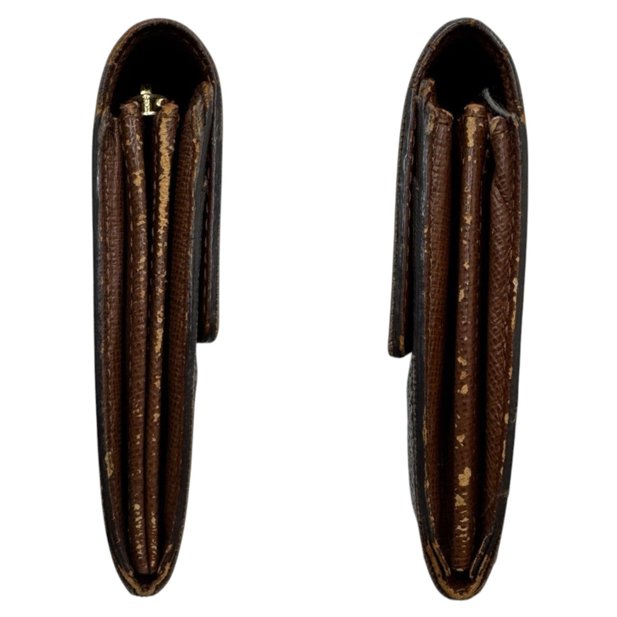26825
LOUIS VUITTON ルイヴィトン モノグラム ポシェット ポルトモネ クレディ ブラウン ゴールド金具 PVC M61725 長財布 ロングウォレット 男女兼用 レディース B8