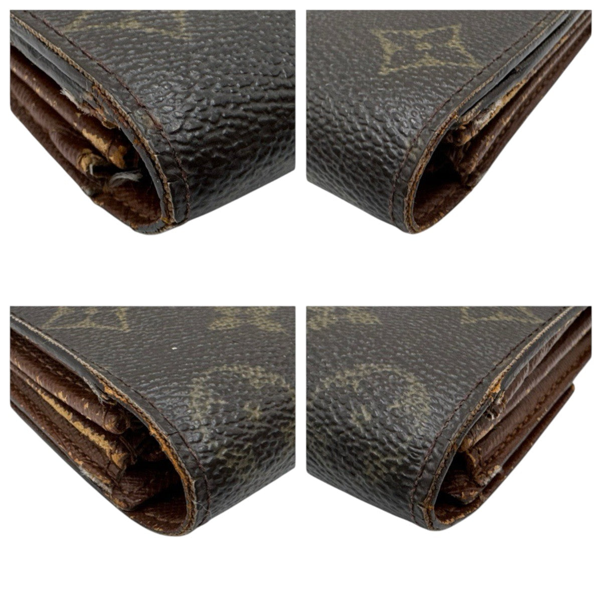 26825
LOUIS VUITTON ルイヴィトン モノグラム ポシェット ポルトモネ クレディ ブラウン ゴールド金具 PVC M61725 長財布 ロングウォレット 男女兼用 レディース B8