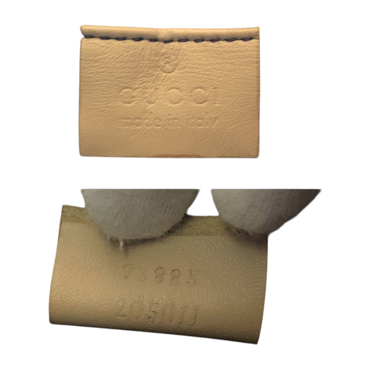 20164
GUCCI グッチ ベージュ シルバー金具 GGキャンバス 73885 ショルダーバッグ 肩掛け レディース AB28