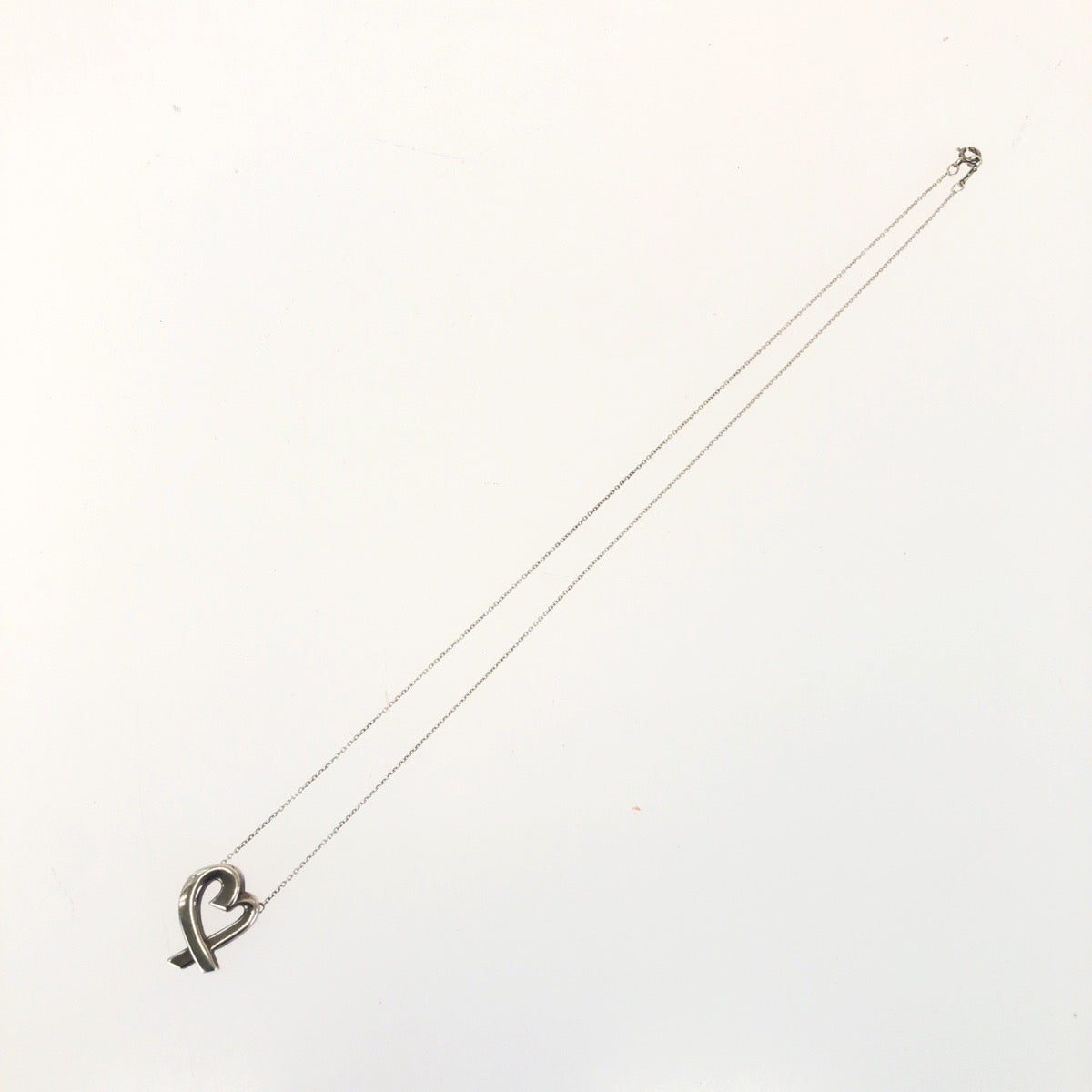 27039
TIFFANY&Co. ティファニー パロマ・ピカソ ラビング ハート シルバー SV925 シルバー ネックレス TIFFANY & Co.刻印 レディース ABP15
