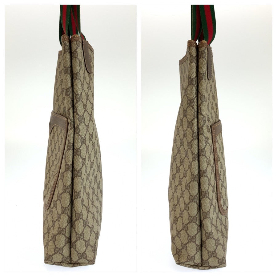 27040
GUCCI グッチ ヴィンテージ シェリーライン ベージュ GGスプリームキャンバス 002 58 6487 トートバッグ ショルダーバッグ レディース ABP30