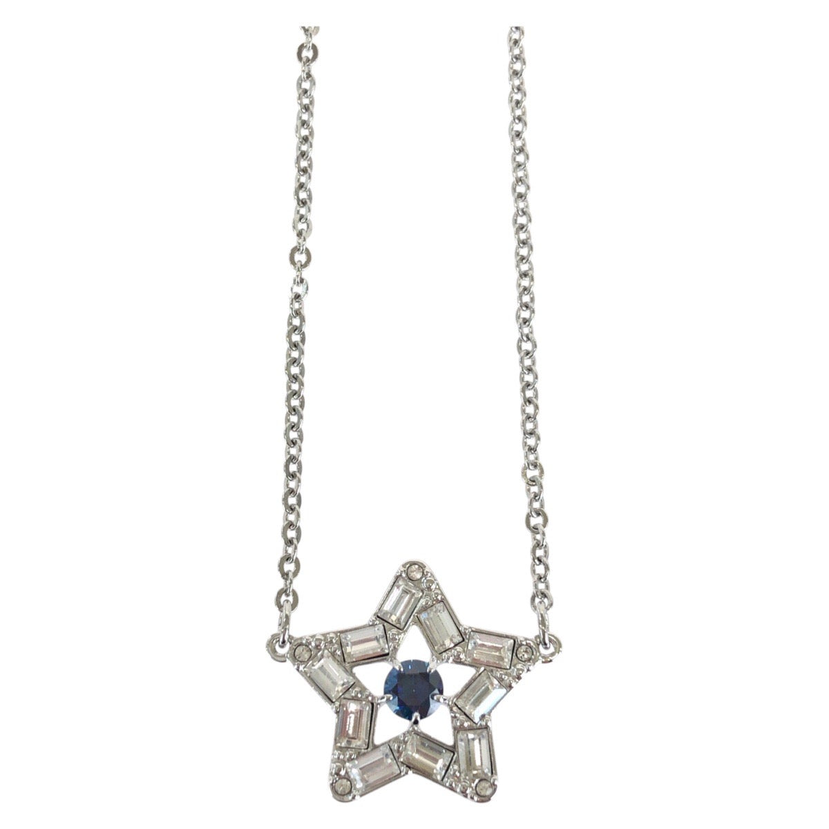 27041
SWAROVSKI スワロフスキー ステラ ペンダント シルバー メタル / クリスタル ネックレス レディース A7