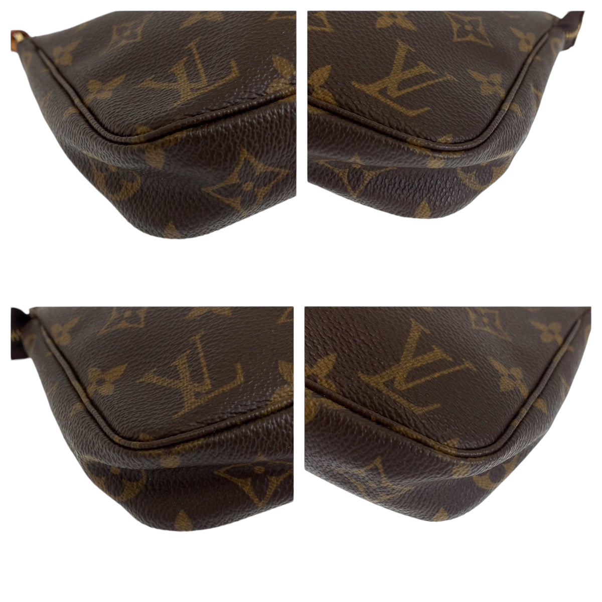 13484
LOUIS VUITTON ルイヴィトン モノグラム ブラウン ゴールド金具 PVC VI1929 ハンドバッグ アクセサリーポーチ  レディース