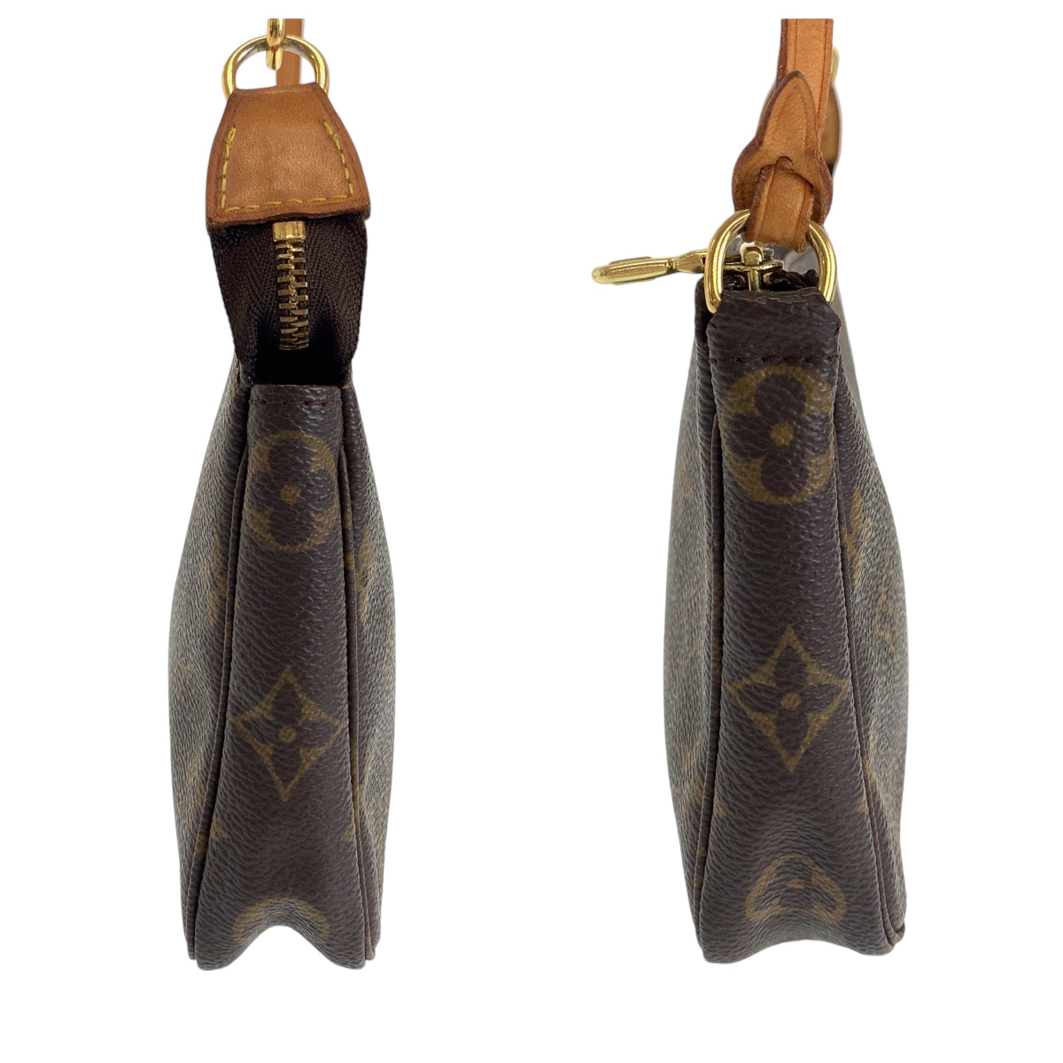 13484
LOUIS VUITTON ルイヴィトン モノグラム ブラウン ゴールド金具 PVC VI1929 ハンドバッグ アクセサリーポーチ  レディース
