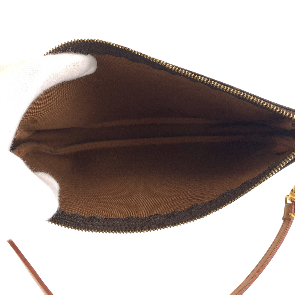 13484
LOUIS VUITTON ルイヴィトン モノグラム ブラウン ゴールド金具 PVC VI1929 ハンドバッグ アクセサリーポーチ  レディース