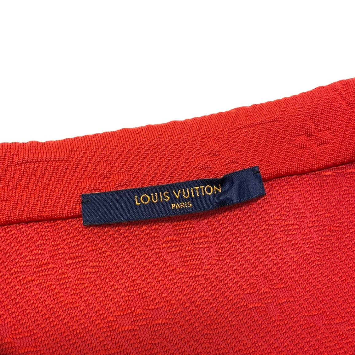 LOUIS VUITTON ルイヴィトン LV モノグラム レッド ポリエステル / コットン / ポリアミド ジップジャケット メンズ A
