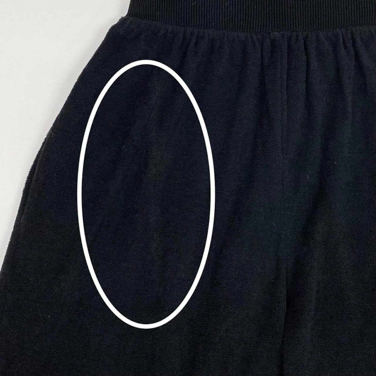 LOEWE ロエベ ロゴ刺繡 ブラック コットン ハーフパンツ レディース B