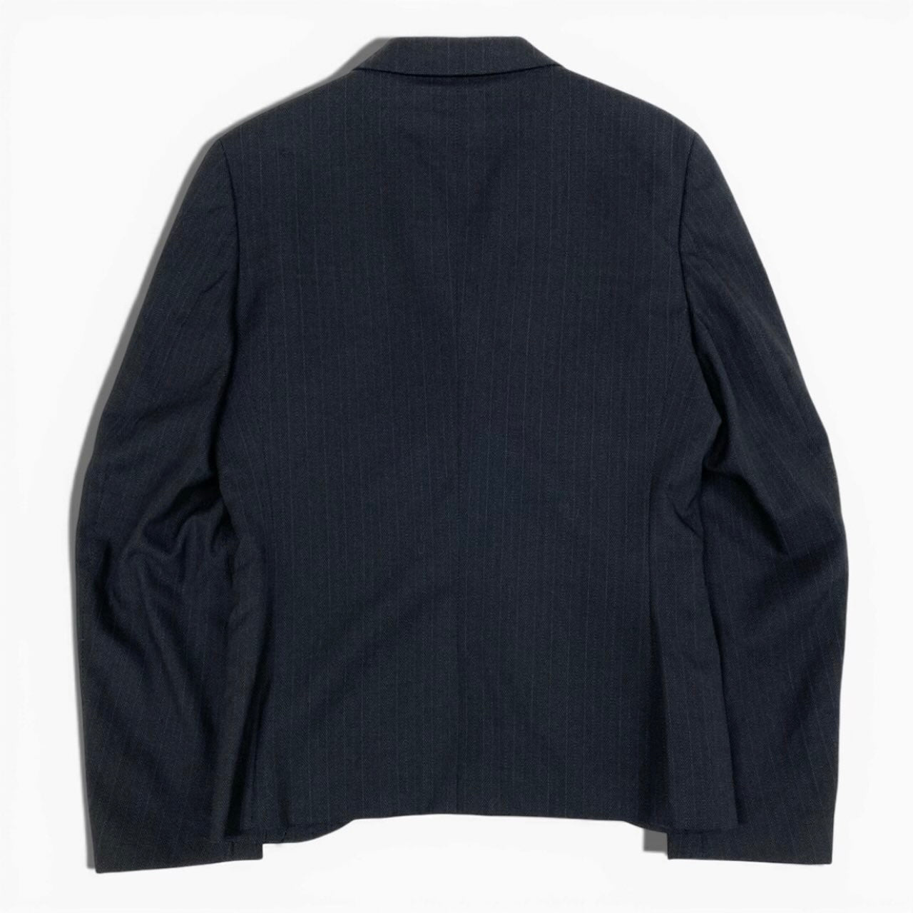 COMME des GARCONS HOMME PLUS コムデギャルソンオムプリュス 2004 ピンストライプ グレー ウール / シルク / ポリエステル PN-J028 テーラードジャケット メンズ A