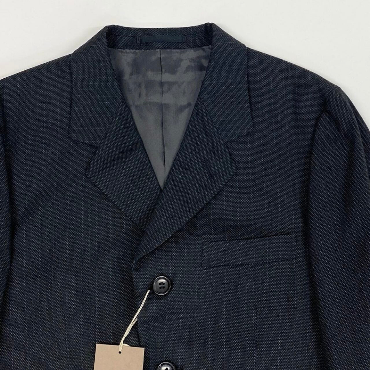 COMME des GARCONS HOMME PLUS コムデギャルソンオムプリュス 2004 ピンストライプ グレー ウール / シルク / ポリエステル PN-J028 テーラードジャケット メンズ A