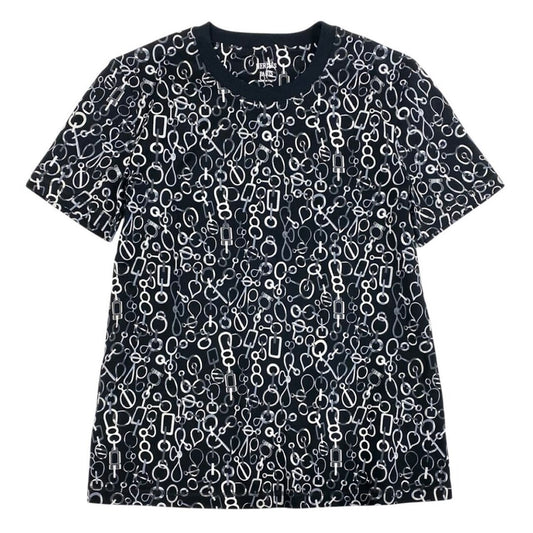 HERMES エルメス Do Re Boucles T-shirt タグ付 23aw ブラック コットン 3H4624DR 半袖Ｔシャツ レディース S