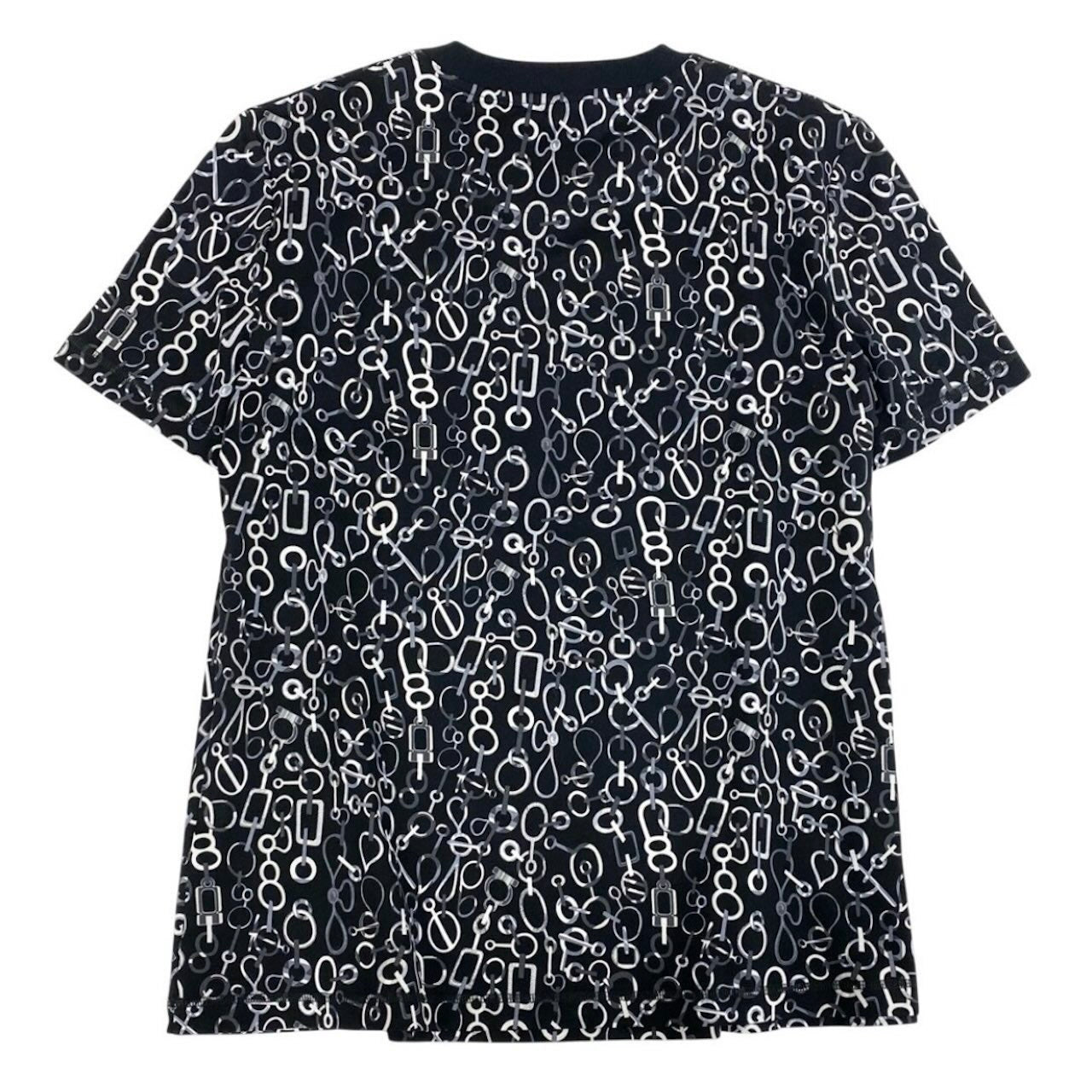 HERMES エルメス Do Re Boucles T-shirt タグ付 23aw ブラック コットン 3H4624DR 半袖Ｔシャツ レディース S